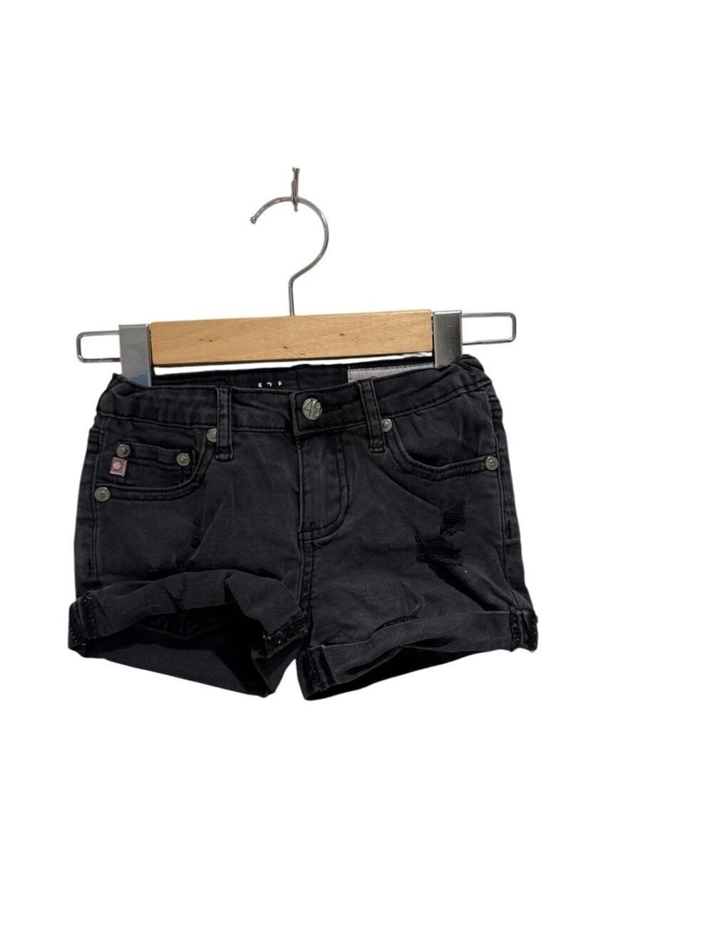 AG Adriano Goldschmied Charcoal Denim Shorts - size 6